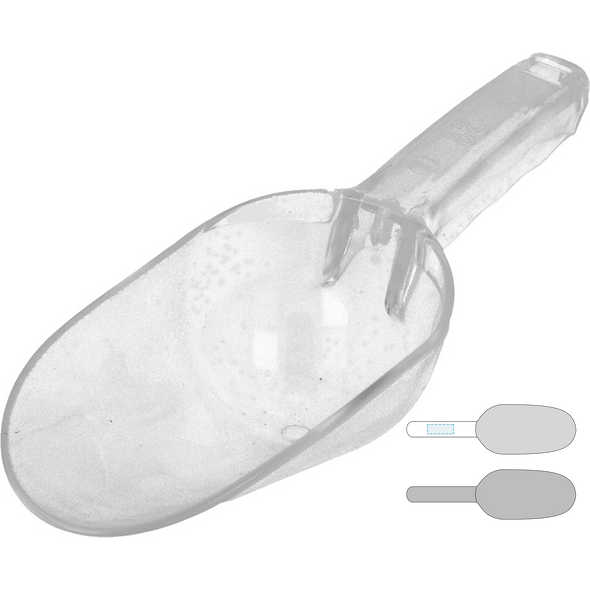 Čirá polykarbonátová lopata na led